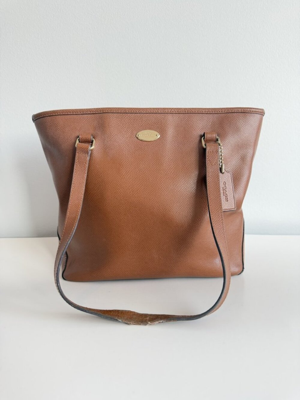 Coach City Zip Tote Crossgrain AS-IS Project
